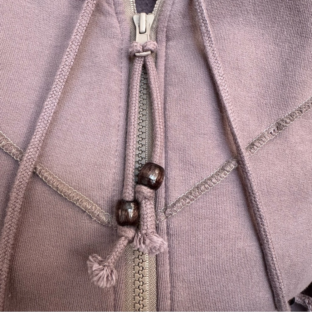 Prairie Underground - Dusty Purple Hooded Long Sleeve Hoodie Jacket/Dress - S - Picture 4 of 7